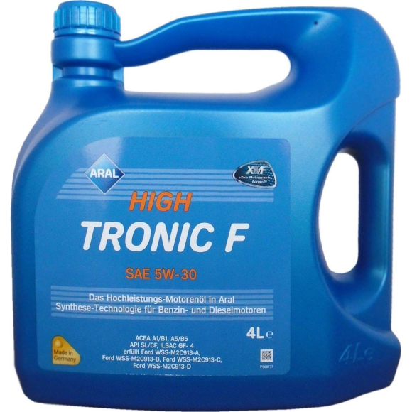 Моторное масло Aral High Tronic F 5W-30