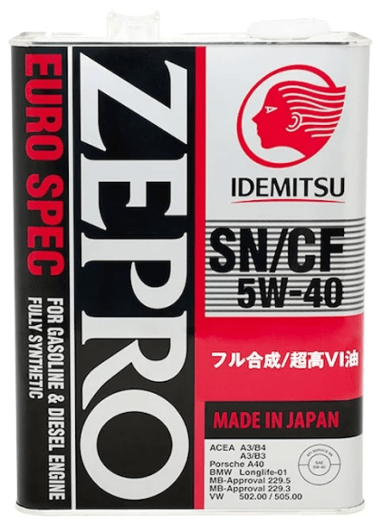 IDEMITSU ZEPRO Euro Spec SN/CF 5W-40