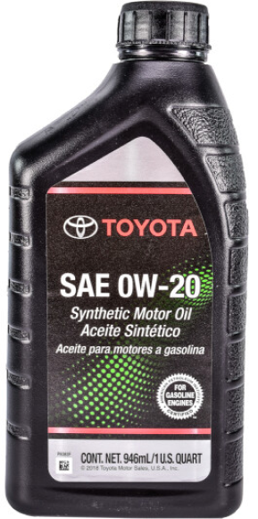 Toyota Motor Oil 0W-20