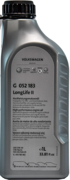 Моторное масло VAG Longlife II (503 00/506 00/506 01) 0W-30