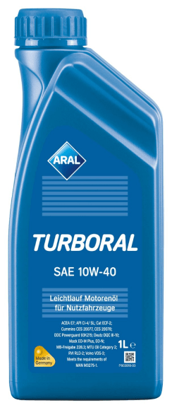 Моторное масло Aral Turboral 10W-40