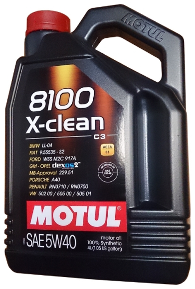 Motul 8100 X-CLEAN 5W-40